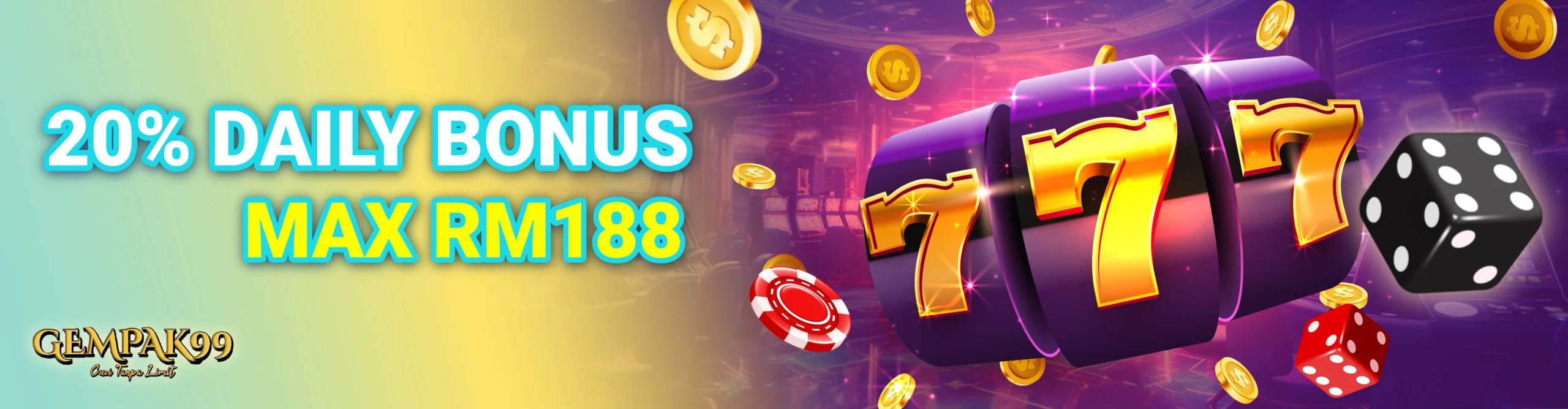 Gempak99 188 Daily Bonus